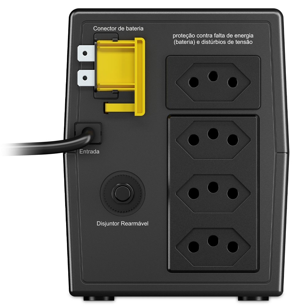 Nobreak APC Back-UPS 600VA Mono 220V - BVX600I-BR Nobreak APC Back-UPS 600VA Mono 220V - BVX600I-BR