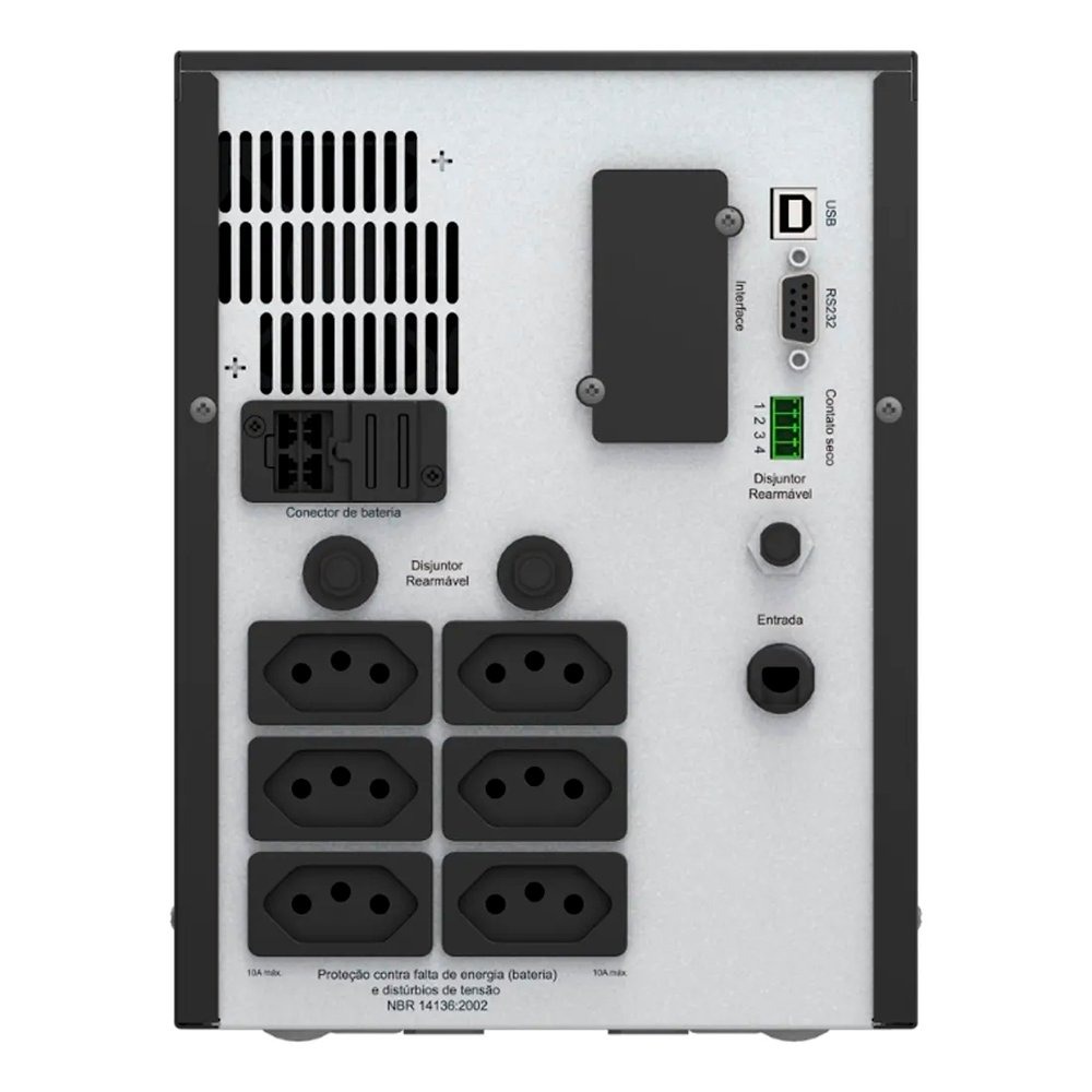 Nobreak APC Smart-UPS Senoidal 3000VA/2100W Mono 220V - SMV3000CAI-BR