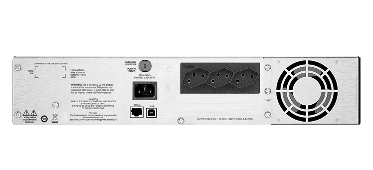Nobreak APC Smart UPS Senoidal Interativo, Monovolt, 230v, 1500VA/900W Rack - SMC1500I2U-BR