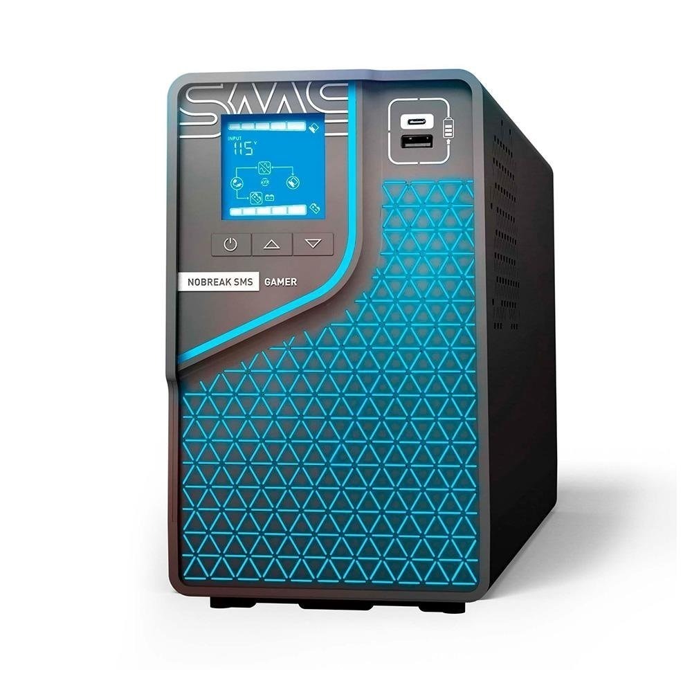 Nobreak SMS Gamer 1500VA, Bivolt E/S, Wifi - 29600