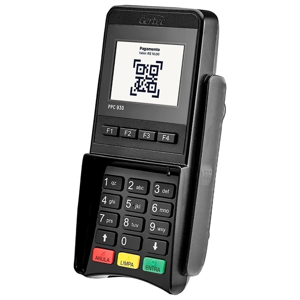 Pin Pad Gertec PPC930 Preto USB - 70500035