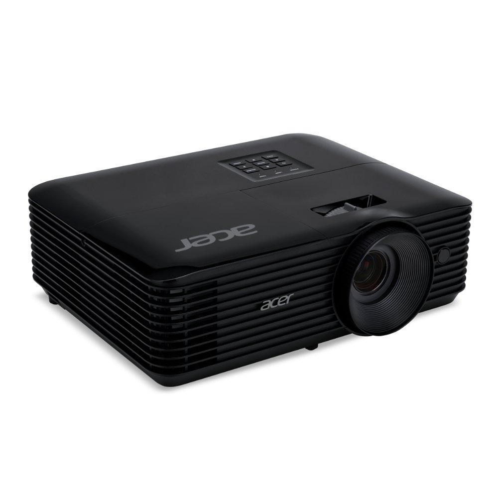 Projetor Acer X1328WH, 5000 Lumens, Lâmpada, DLP, VGA, WXGA, WUXGA, HDMI, 3D, áudio 3W, até 300" - MR.JTJ11.00G
