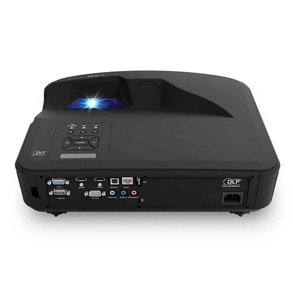 Projetor Christie Captiva DWU500SA, TAA, 4500 ANSI / 5000 ISO Lumens, Laser, WUXGA (1920 x 1200), 1DLP, HDMI, VGA, USB, áudio 10W, até 150", Ultra Curta Distância, Preto - 171-087106-01 (Sob Encomenda)