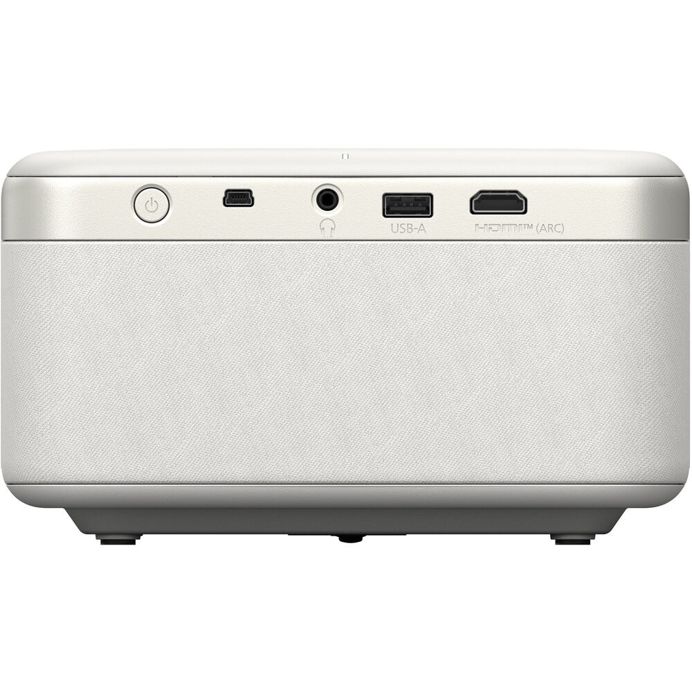 Projetor Epson Epiqvision EF21 1000 ANSI Lumens, Laser, Full HD 1920 x 1080, tela 30" a 150", HDR, Smart, Google TV, Áudio 10W, WiFi, Branco Diamante - V11HB35020