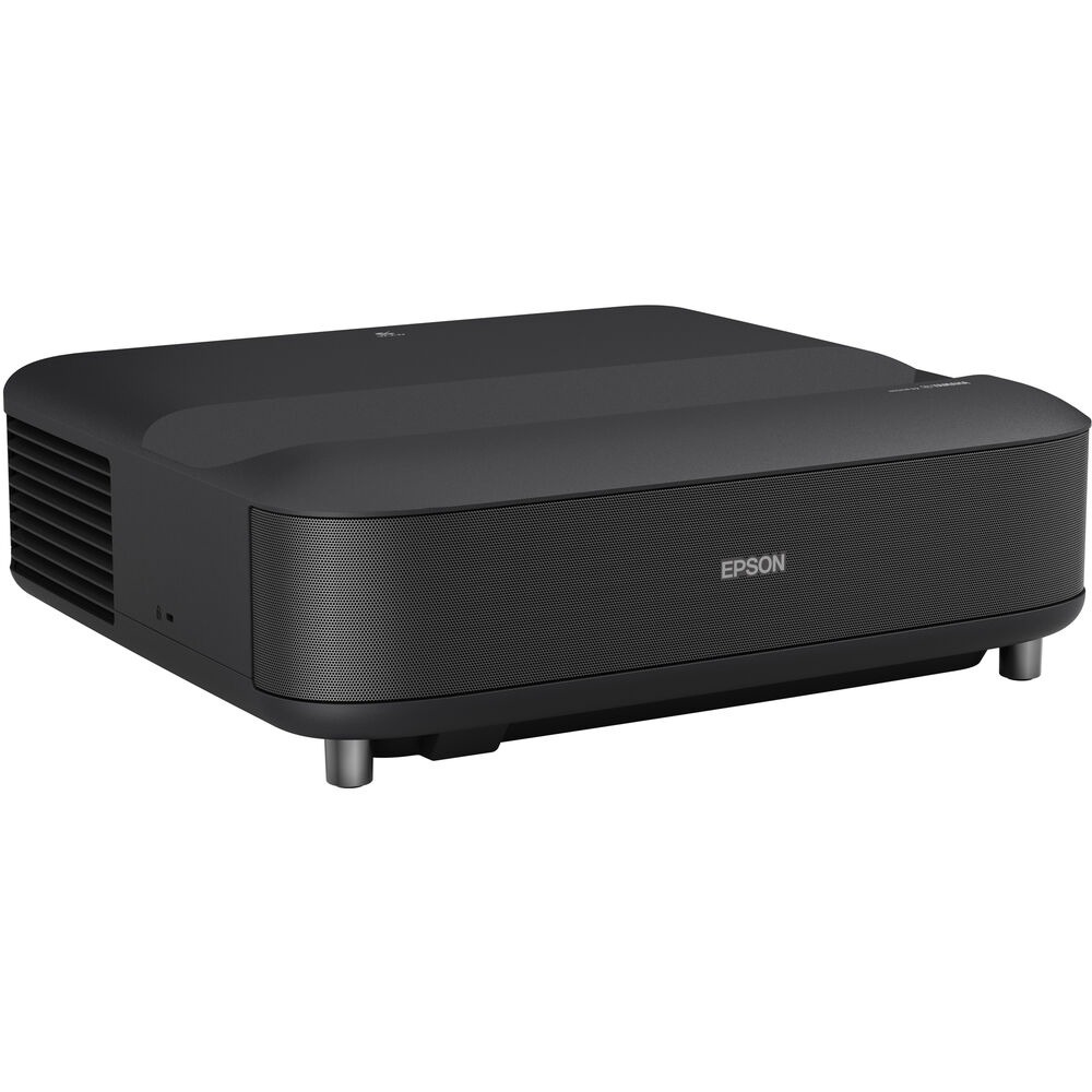 Projetor Epson EpiqVision LS650, 3600 Lumens, Laser, 4K PRO-UHD, 4K Nativo, até 120", Android TV, Áudio Yamaha, Ultra Curta Distância, Preto - V11HB07120