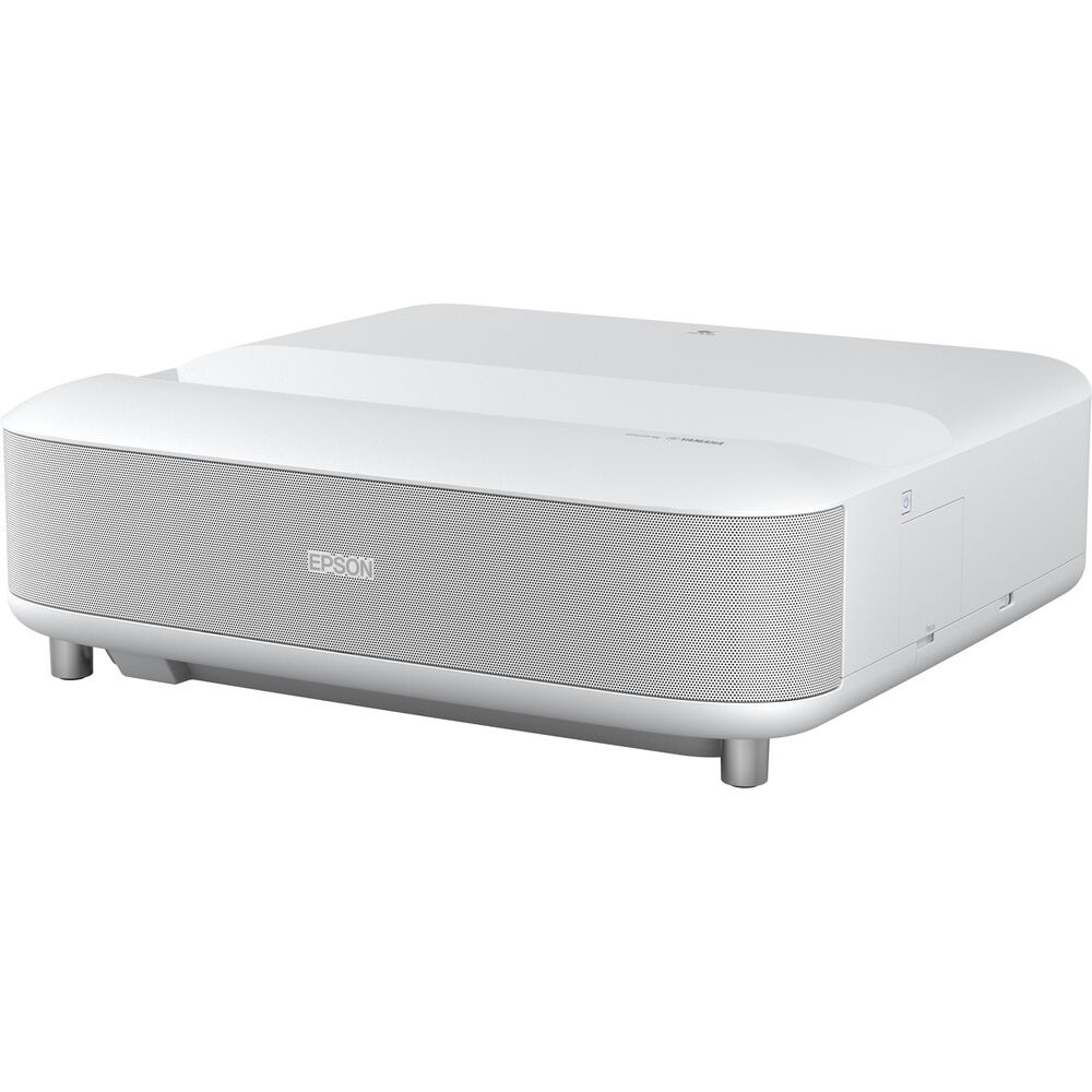 Projetor Epson EpiqVision LS650, 3600 Lumens, Laser, 4K PRO-UHD, 4K Nativo, até 120", Android TV, Áudio Yamaha, Ultra Curta Distância, Branco - V11HB07020