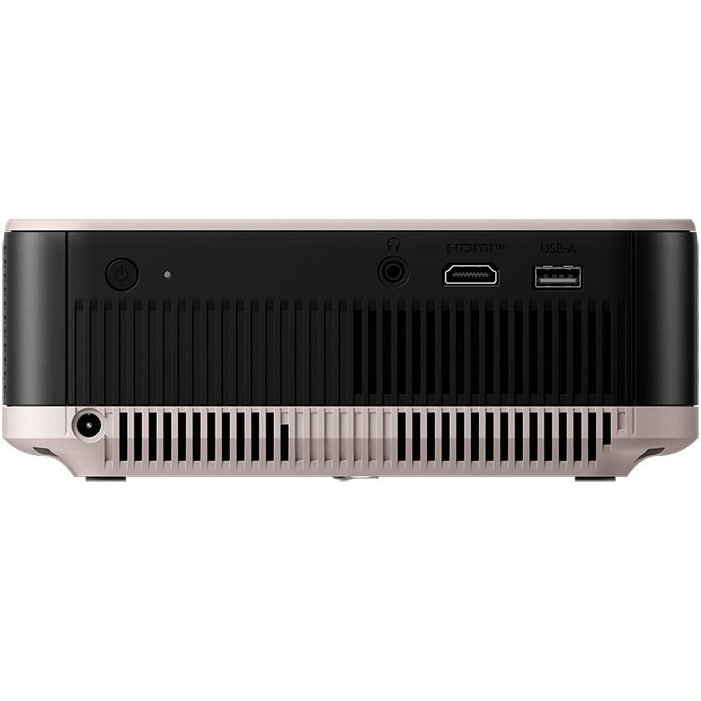 Projetor Smart Epson Portátil, Lifestudio Pop EF-61, 700 IDMS/ISO Lumens, LED, 3LCD, Full HD, HDMI, USB, Smart, Google TV, áudio BOSE 2x5W, Wi-Fi, Bluetooth, até 150 Polegadas, Bege Rosado - V11HB72221