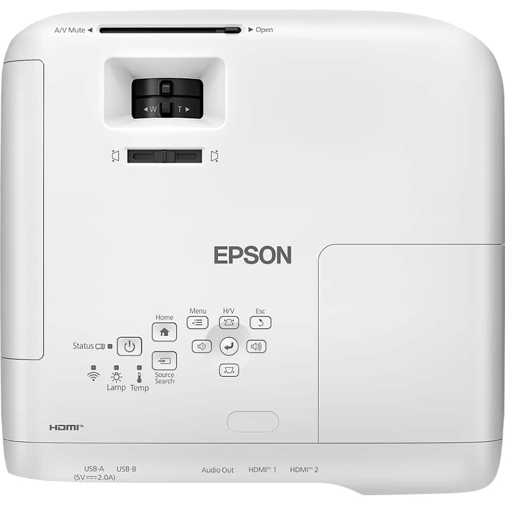 Projetor Epson PowerLite FH54+, 4100 Lumens, FHD, HDMI, Wi-Fi, 3LCD - V11H978021 Projetor Epson PowerLite FH54+, 4100 Lumens, FHD, HDMI, Wi-Fi, 3LCD - V11H978021