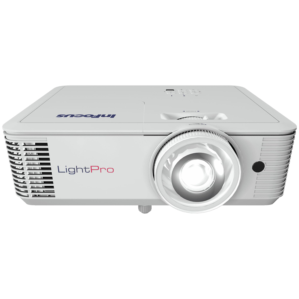 Projetor Infocus Vista II 4300 ISO Lumens, Lâmpada, DLP, WXGA (1280 x 800), Full HD, 3D, VGA, HDMI, LAN, USB, áudio 10W, Curta distância, 24/7 - IN0046ST (Sob Encomenda)