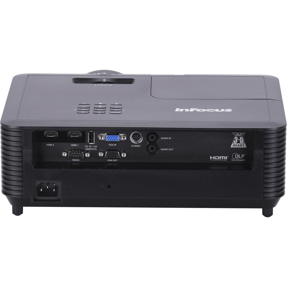 Projetor Infocus Genesis 3500 ANSI Lumens, DLP, XGA (1024 x 768), HDMI, VGA, Curta distância - IN114BBST