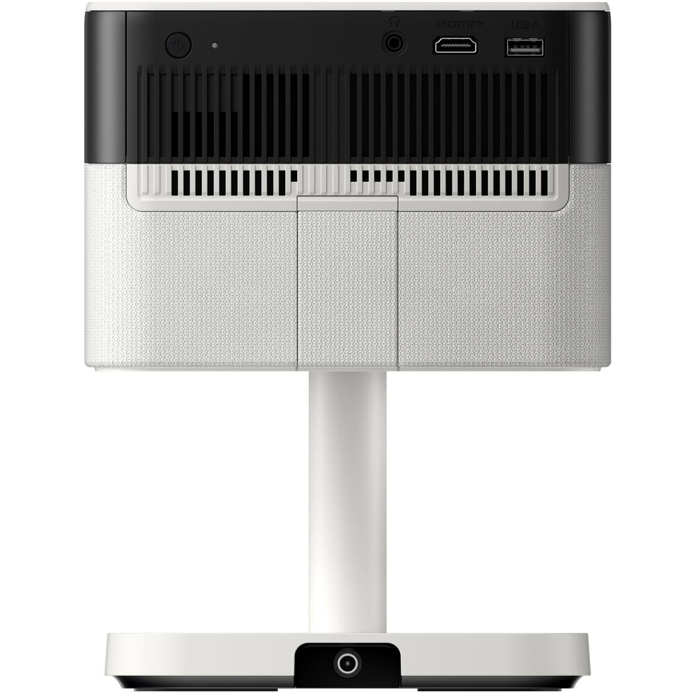 Projetor Smart Epson Portátil Lifestudio Flex EF-71, 700 IDMS/ISO Lumens, LED, 3LCD, Full HD, HDMI, USB, Smart, Google TV, áudio BOSE Estéreo, Wi-Fi, Bluetooth, até 150 Polegadas, Branco Pérola - V11HB79021