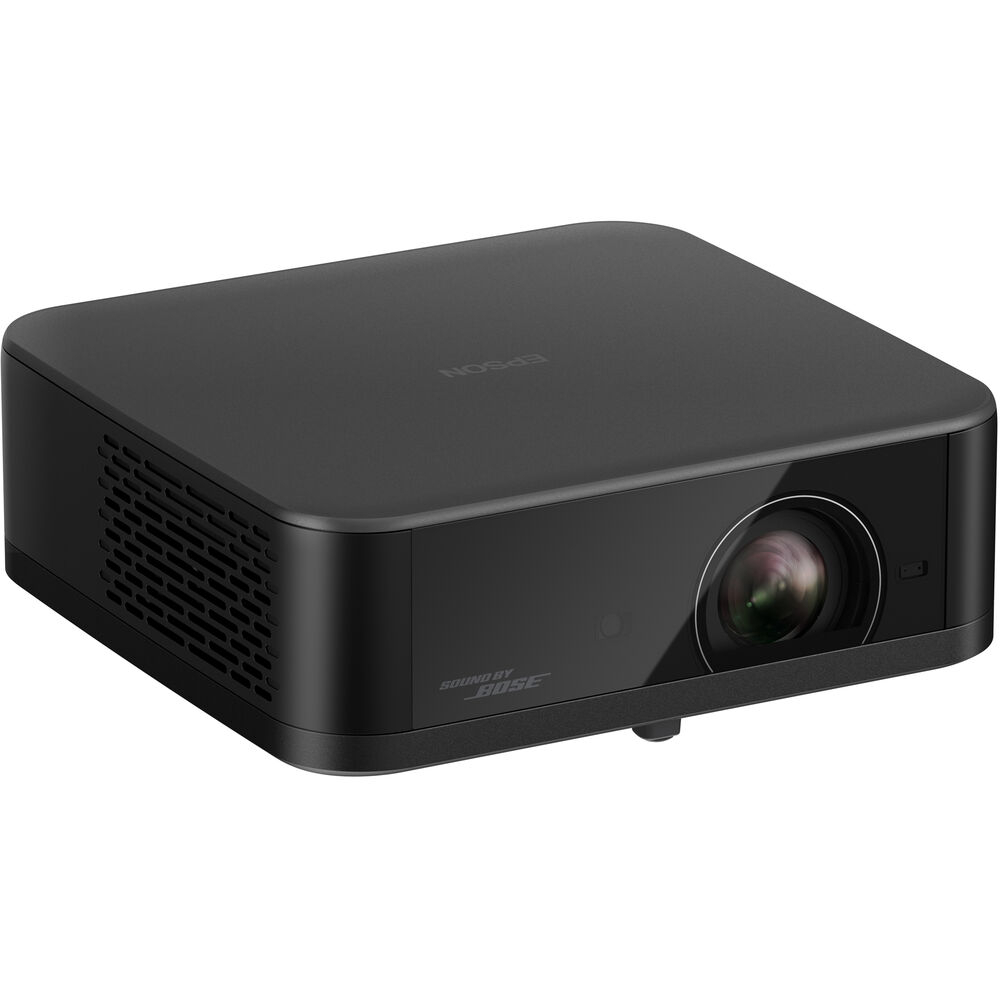 Projetor Smart Epson Portátil, Lifestudio Pop Plus EF-62, 700 IDMS/ISO Lumens, LED, 3LCD, Full HD, 4K PRO UHD, HDMI, USB, Smart, Google TV, áudio BOSE Estéreo, Wi-Fi, Bluetooth, até 150 Polegadas, Preto Metálico - V11HB73121