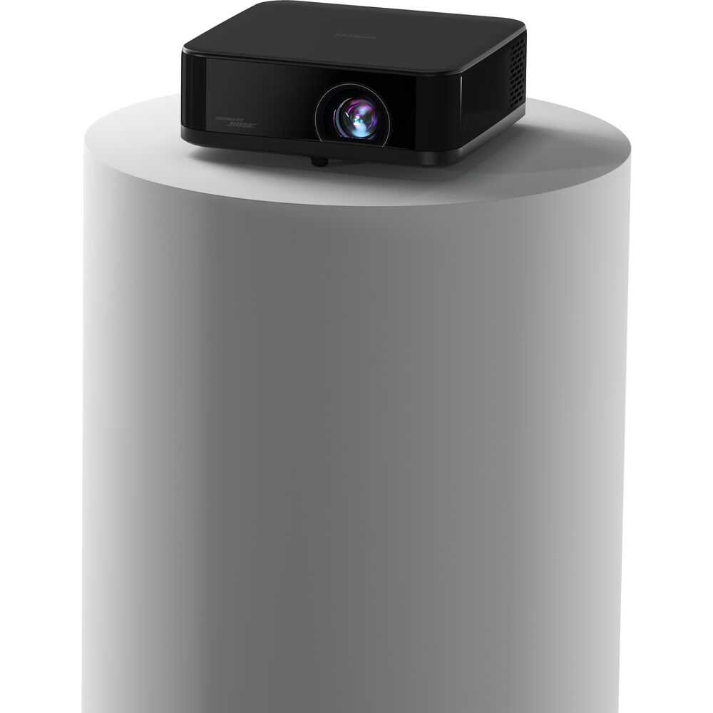 Projetor Smart Epson Portátil, Lifestudio Pop Plus EF-62, 700 IDMS/ISO Lumens, LED, 3LCD, Full HD, 4K PRO UHD, HDMI, USB, Smart, Google TV, áudio BOSE Estéreo, Wi-Fi, Bluetooth, até 150 Polegadas, Preto Metálico - V11HB73121