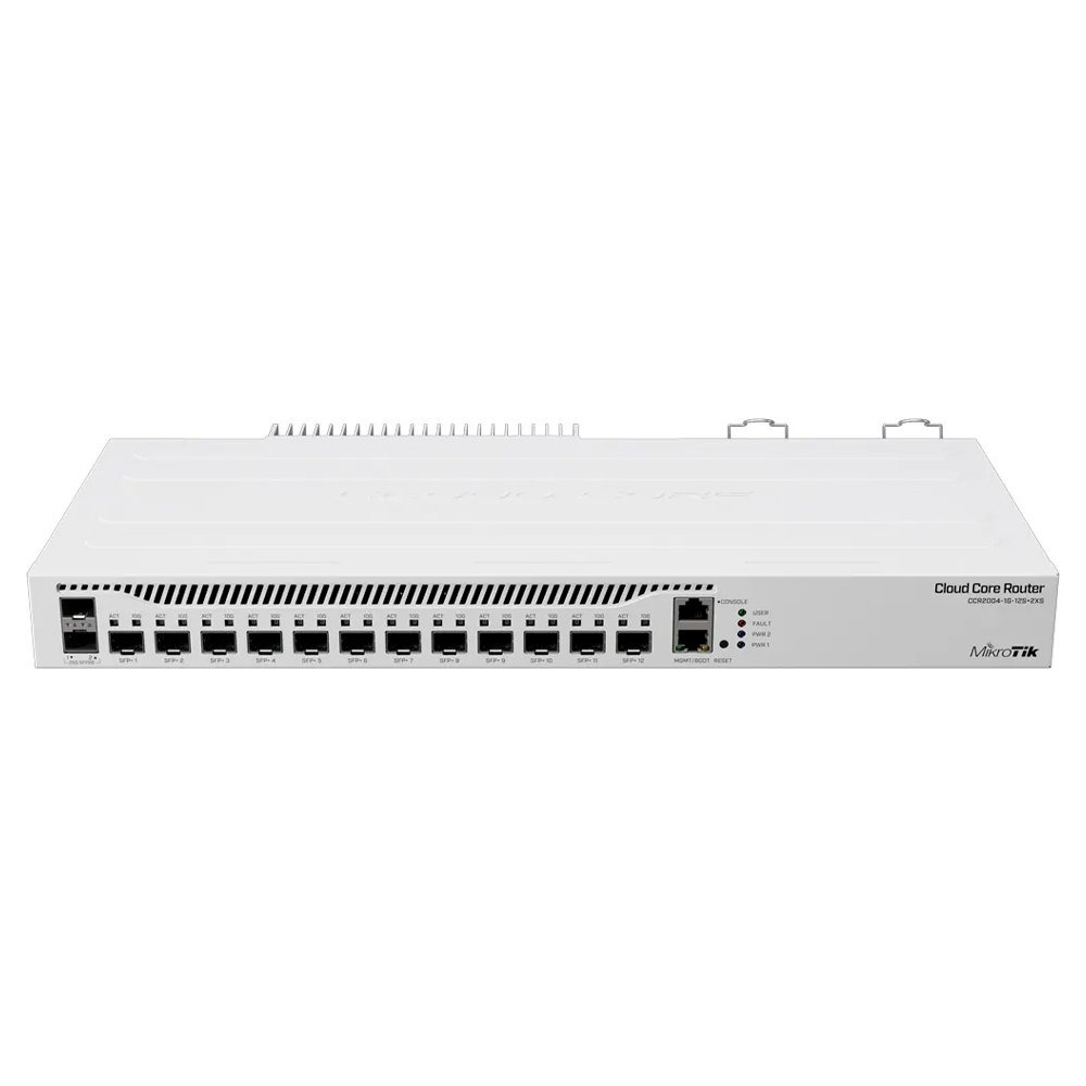 Roteador Mikrotik 12P 10G SFP 2P 25G - CCR2004-1G-12S