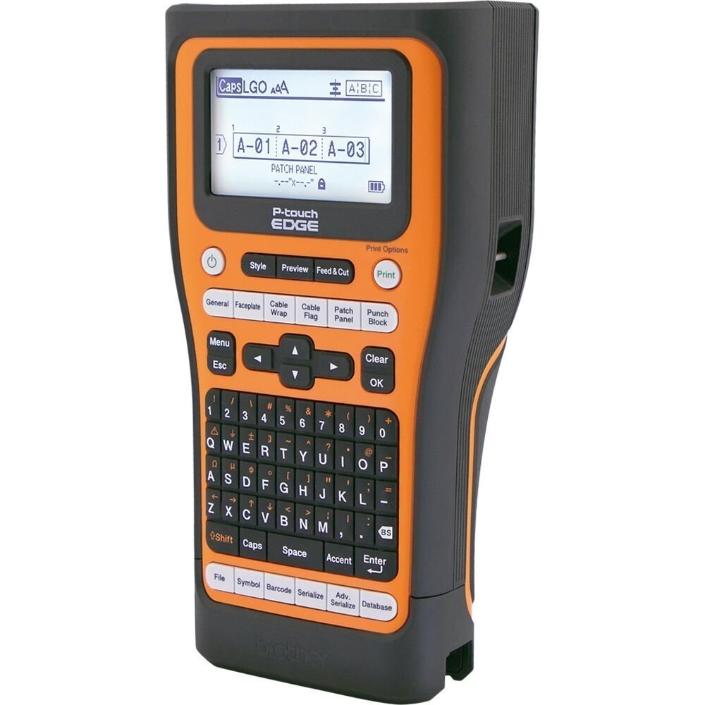 Rotulador Eletrônico Brother Portátil P-Touch Laranja - PTE560BTVP