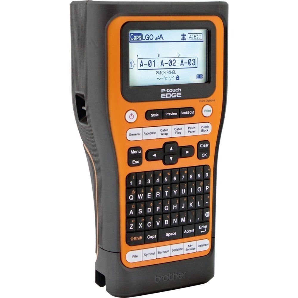 Rotulador Eletrônico Brother Portátil P-Touch Laranja - PTE560BTVP