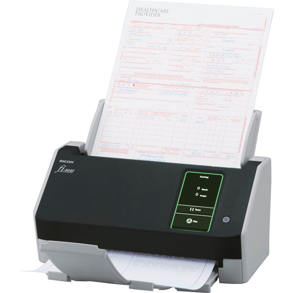 Scanner Ricoh Fi-8040 Duplex A4 40ppm Rede - Fi-8040