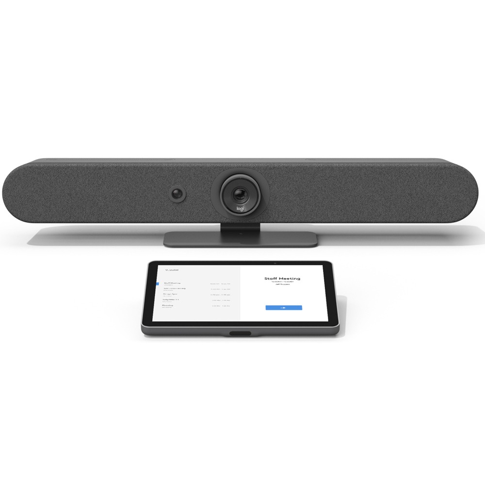 Sistema de Videoconferência Logitech Rally Bar Mini com Tap IP, 4K, USB, Graphite - 991-000386 Sistema de Videoconferência Logitech Rally Bar Mini com Tap IP, 4K, USB, Graphite - 991-000386