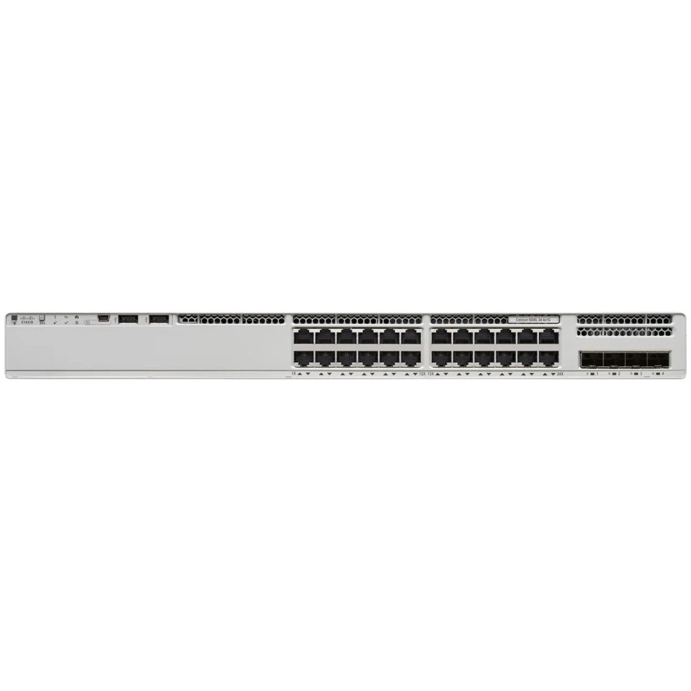 Switch Cisco Catalyst 9200L 24 Portas, POE+, 4X 10G - C9200L-24P-4X-E (Sob encomenda) Switch Cisco Catalyst 9200L 24 Portas, POE+, 4X 10G - C9200L-24P-4X-E (Sob encomenda)