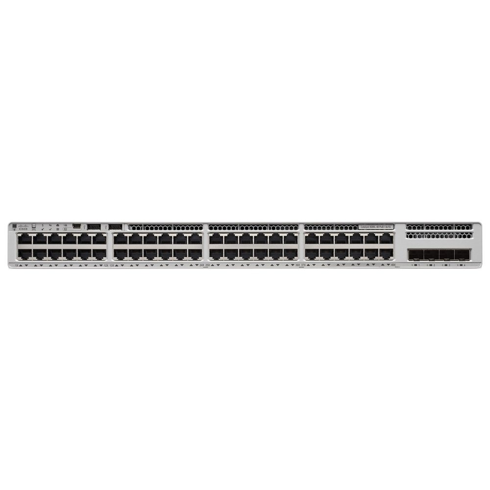 Switch Cisco Catalyst 9200L 48 Portas Gigabit 48x Poe 740W 4x SFP Gerenciável C9200L-48P-4G-E