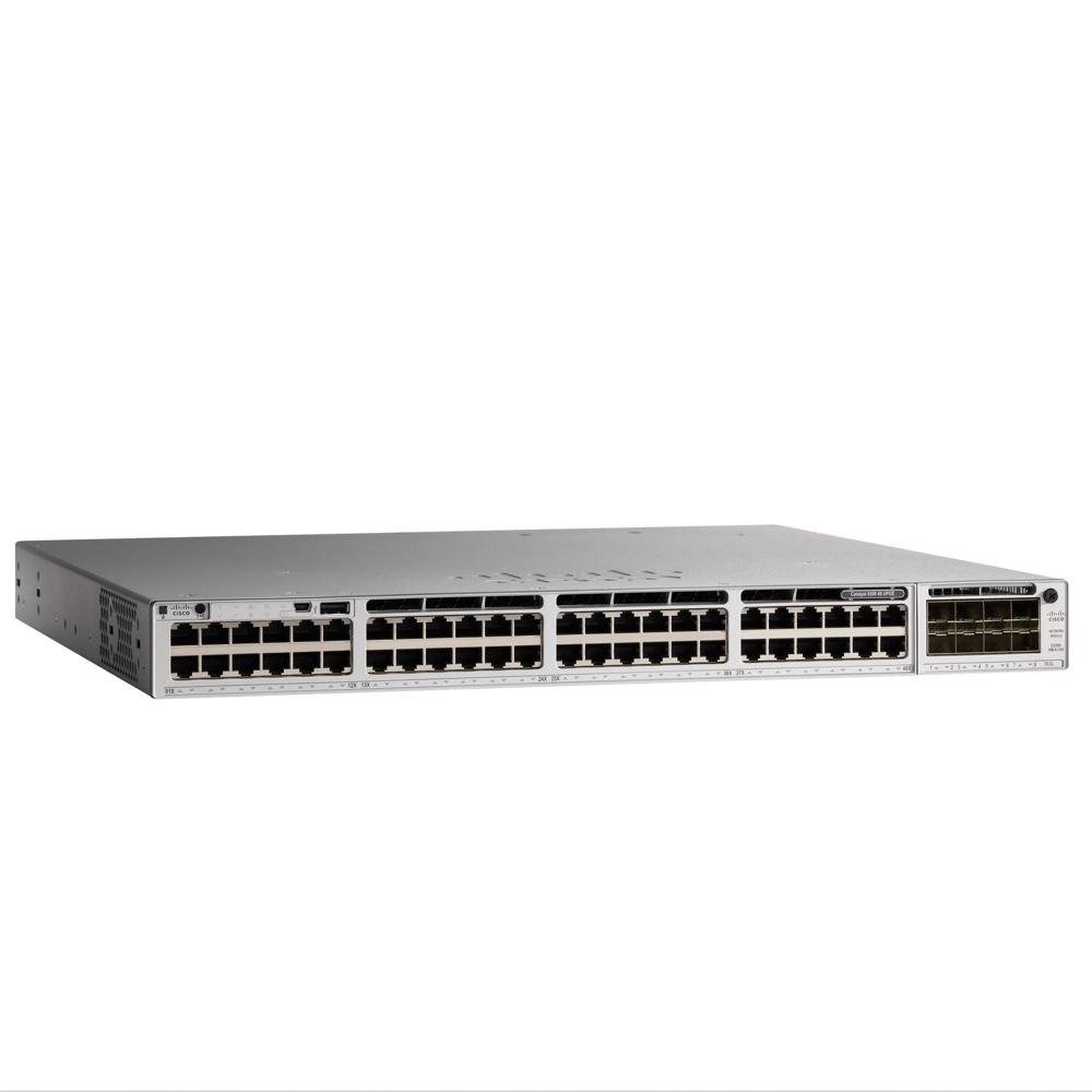 Switch Cisco Catalyst 9200L 48 Portas Gigabit 4x SFP+ 48x PoE 740W Gerenciável Layer 3 C9200L-48P-4X-E