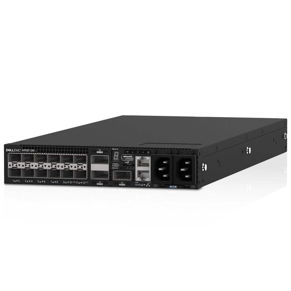 Switch Dell 12 Portas 10GbE SFP+ S4112F 210-AOYR-4W5Q