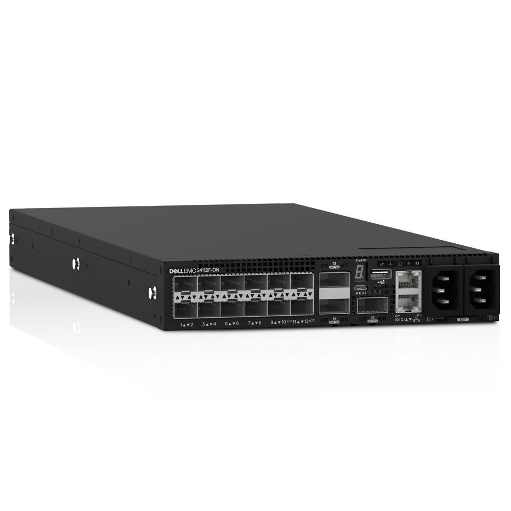 Switch Dell 12 Portas 10GbE SFP+ S4112F 210-AOYR-4W5Q