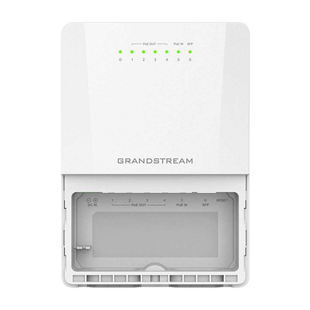 Switch Grandstream Gerenciavel L2 6 Portas POE IP66 1x SFP GWN7710R Switch Grandstream Gerenciavel L2 6 Portas POE IP66 1x SFP GWN7710R