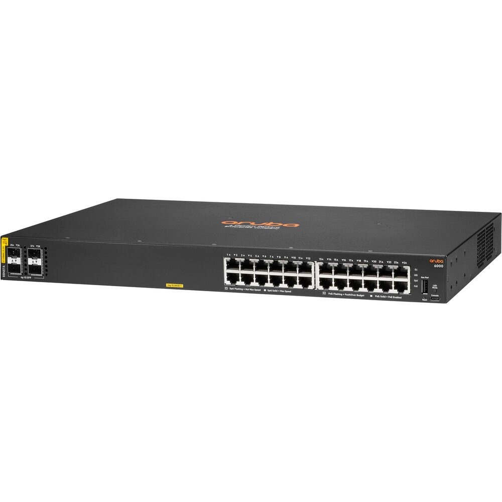 Switch HPE Aruba 6000 24G CL4 4SFP - R8N87A