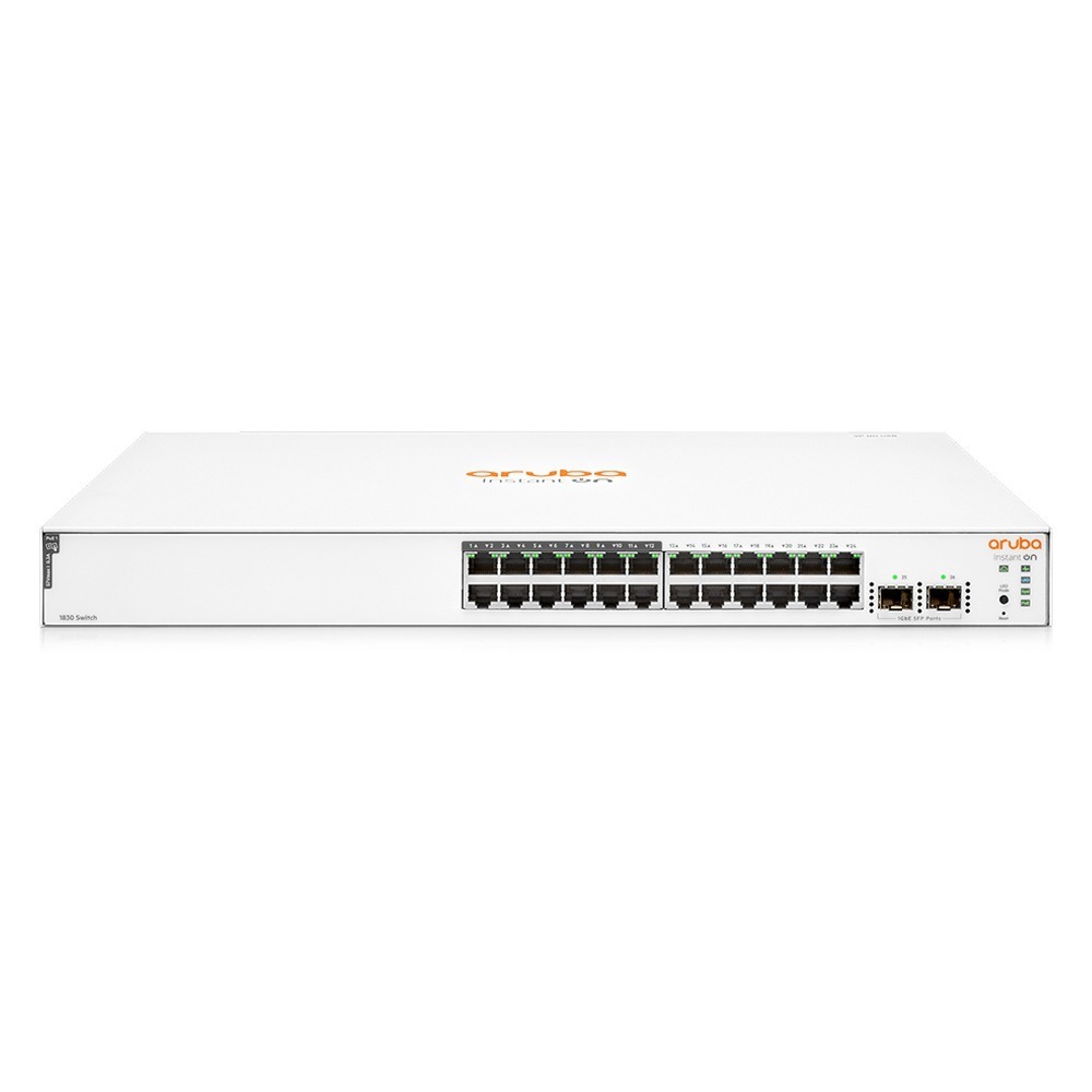 Switch HPE Aruba IOn 1830 24G 2SFP POE 195W Sw L2 - JL813A