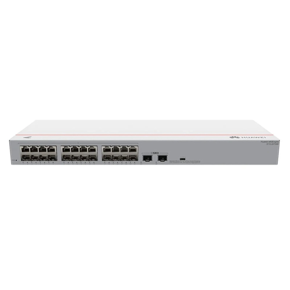 Switch Huawei 24 Portas Gigabit PoE + Não Gerenciável com 2 Slots SFP - S110-24LP2SR Switch Huawei 24 Portas Gigabit PoE + Não Gerenciável com 2 Slots SFP - S110-24LP2SR