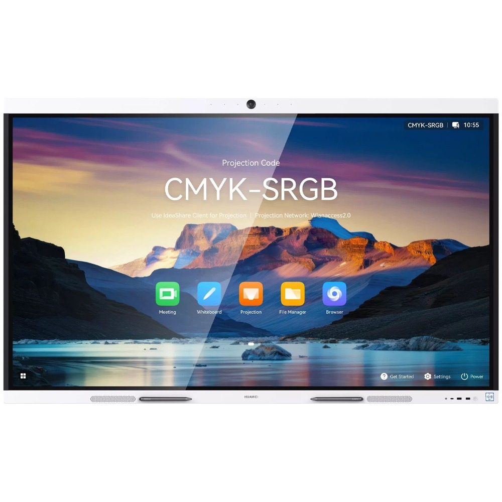 Tela Interativa HUAWEI IdeaHub B3 86", 4K, Câmera, Microfone, Touch, HarmonyOS, HDMI/USB/USB-C/RJ45, IHB3-86SA 