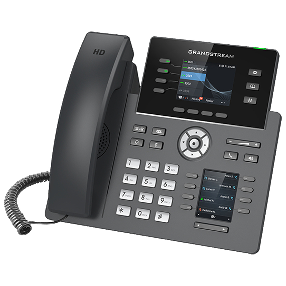Telefone IP Grandstream GRP2612G, Gigabit, 4 Linhas, 8 Contas SIP, PoE - GRP2612G Telefone IP Grandstream GRP2612G, Gigabit, 4 Linhas, 8 Contas SIP, PoE - GRP2612G