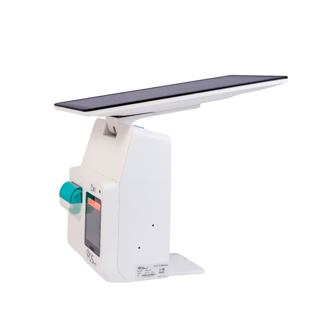 Terminal de Autoatendimento Postech USE 15.6", Android 11 Rockchip RK3568 Quad Core,  4GB 32GB, Impressora Leitor 1D e 2D - POS-K156A