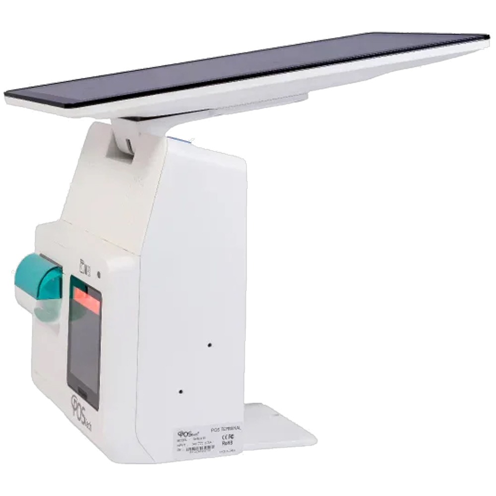 Terminal de Autoatendimento Postech USE 15.6&quot;, Celeron J6412, Memória 4GB, Armazenamento M2 128GB, Scanner 1D e 2D - POS-K156W