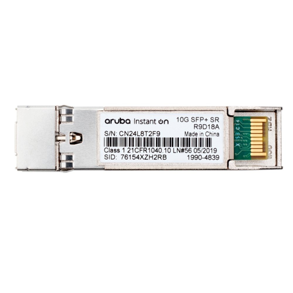 Transceiver HPE Aruba Instant On 10 GbE SFP+ LC SR 300 m R9D18A
