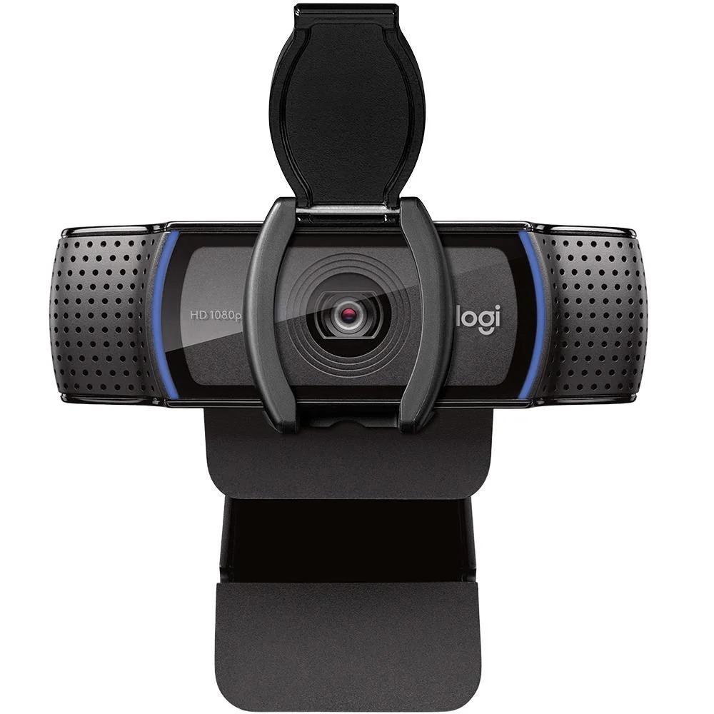 Webcam Logitech C920s Full HD 1080p Preta - 960-001257