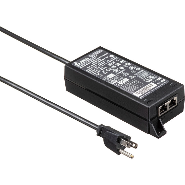 Adaptador PoE++ 65W 2.5G, Cabo CAT6A 3,66m, Cabo de Energia Padrão Brasil Poly (P/ Poly E60, X32, X52 e X72) – B5NH6AA#AC4 Adaptador PoE++ 65W 2.5G, Cabo CAT6A 3,66m, Cabo de Energia Padrão Brasil Poly (P/ Poly E60, X32, X52 e X72) – B5NH6AA#AC4