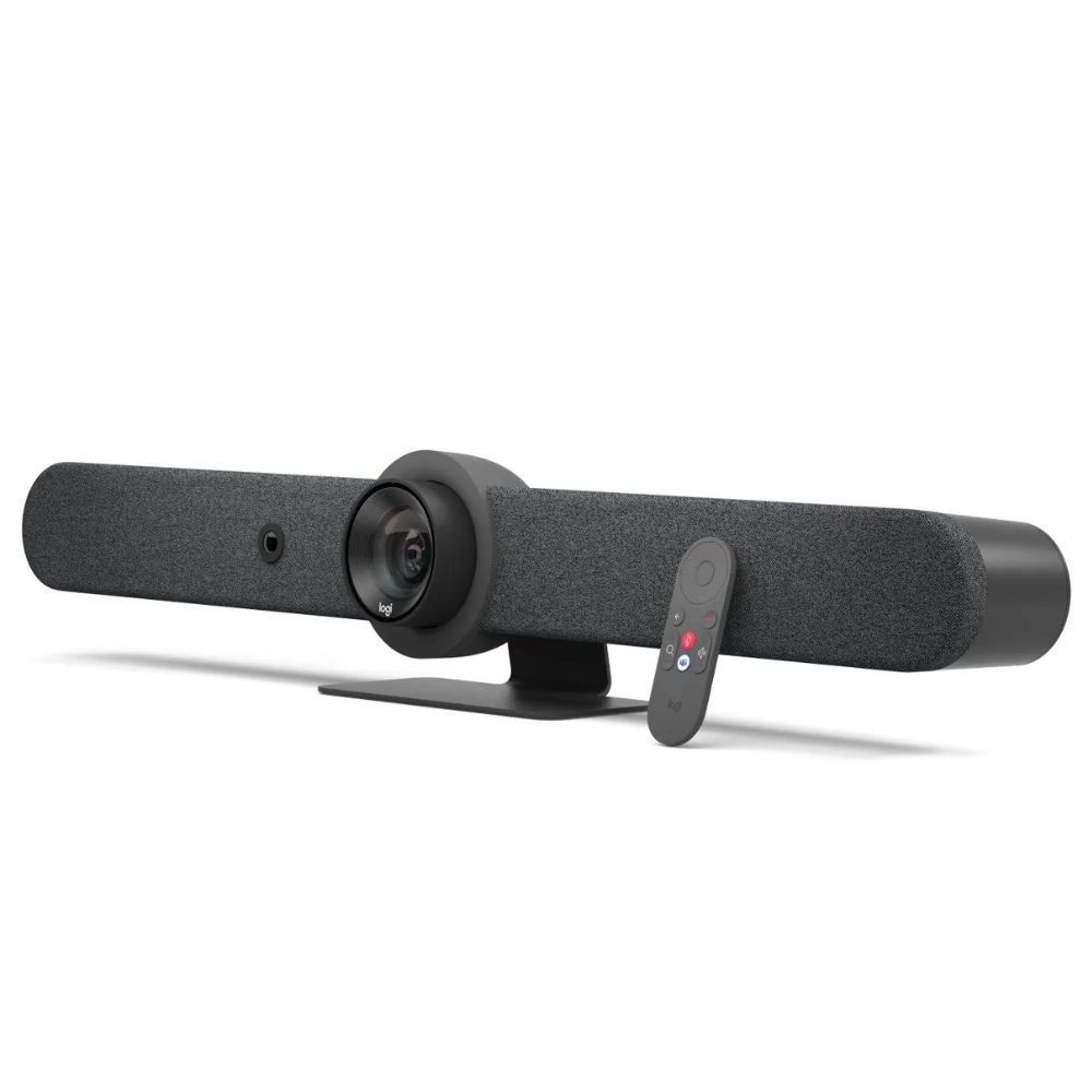 Câmera de Videoconferência Logitech Rally Bar, 4K, HDMI/USB, Grafite - 960-001309
