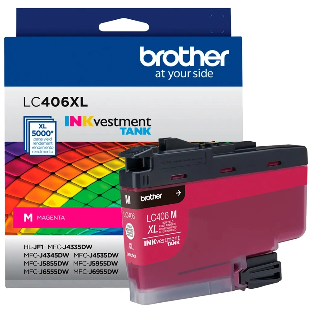Cartucho de Tinta Brother Magenta 5K - LC406XLMS