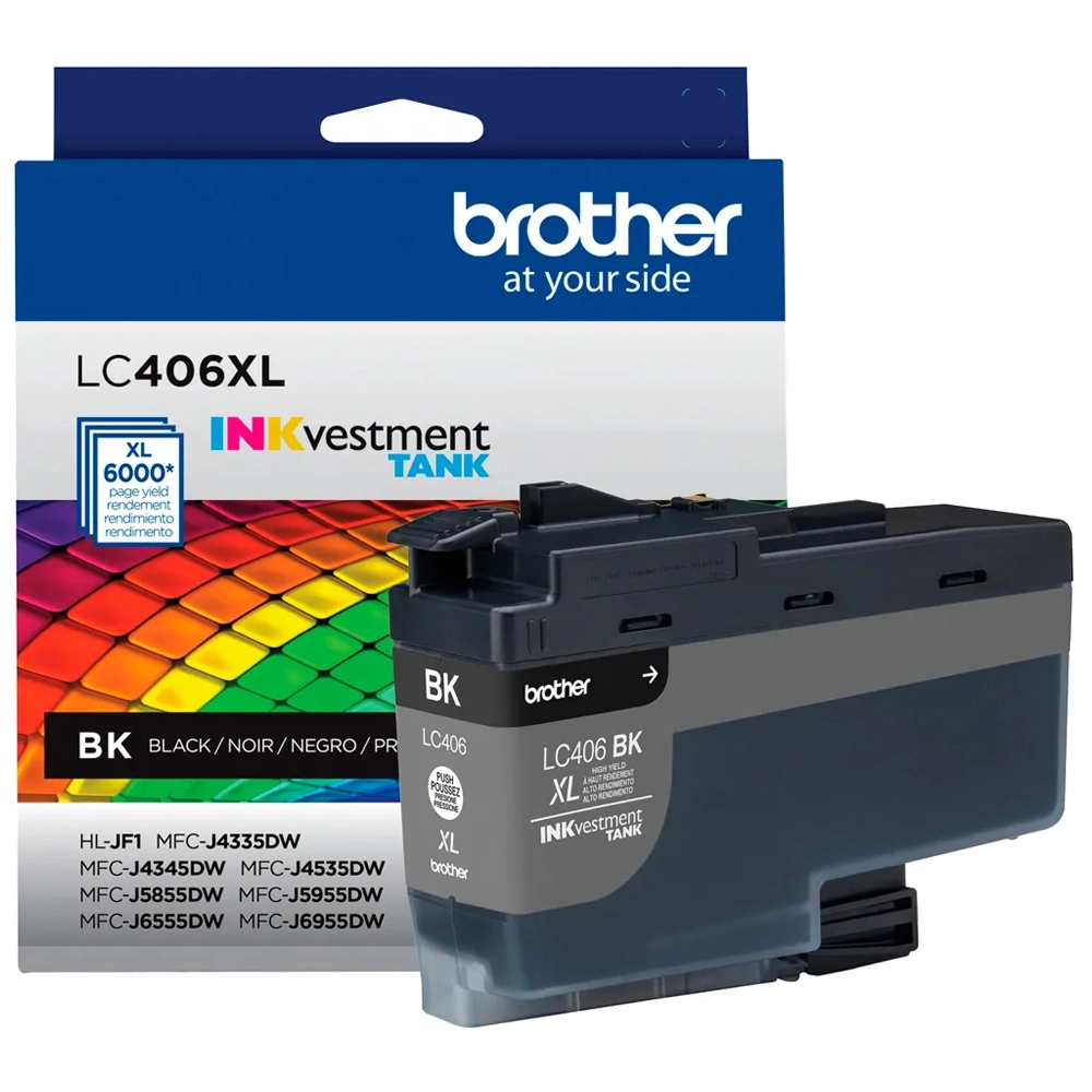 Cartucho de Tinta Brother Preto 6K - LC406XLBKS