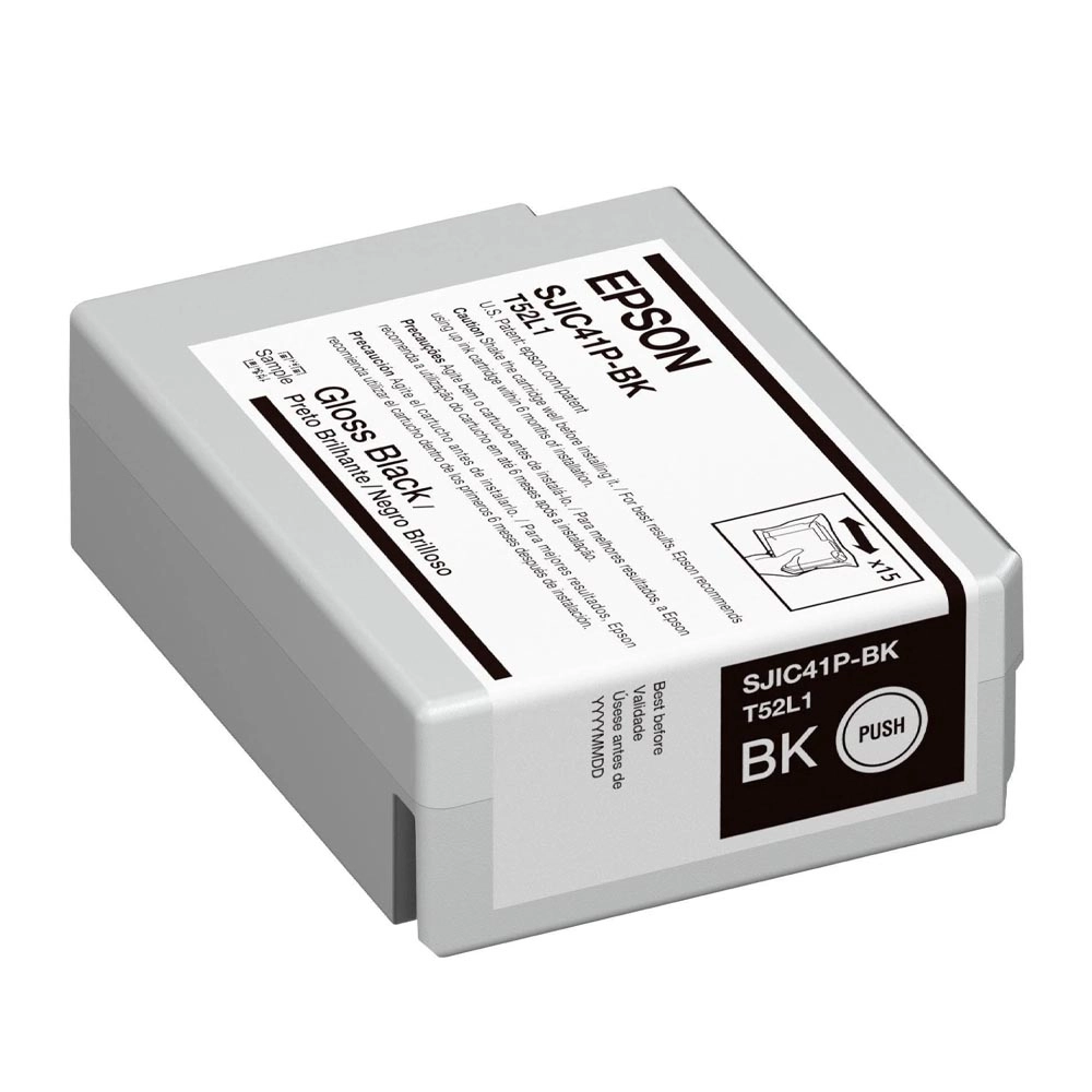 Cartucho de Tinta Epson P/ Impressora C4000 Black Brilho - C13T52L120