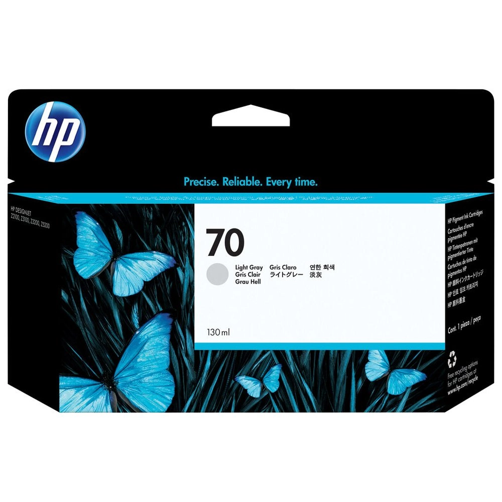 Cartucho de Tinta HP 70 Cinza Claro PLUK 130ml C9451A (Sob encomenda)