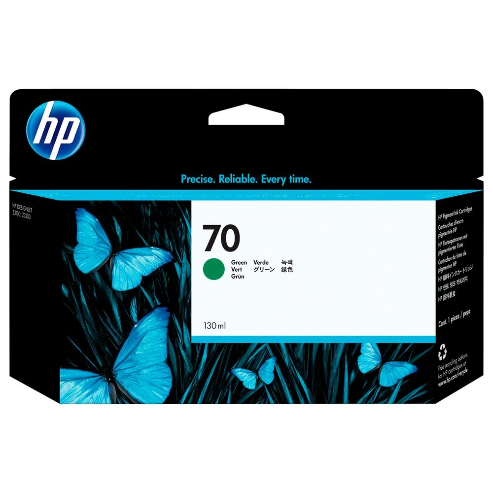 Cartucho de Tinta HP 70 Verde PLUK 130ml C9457A (Sob encomenda)