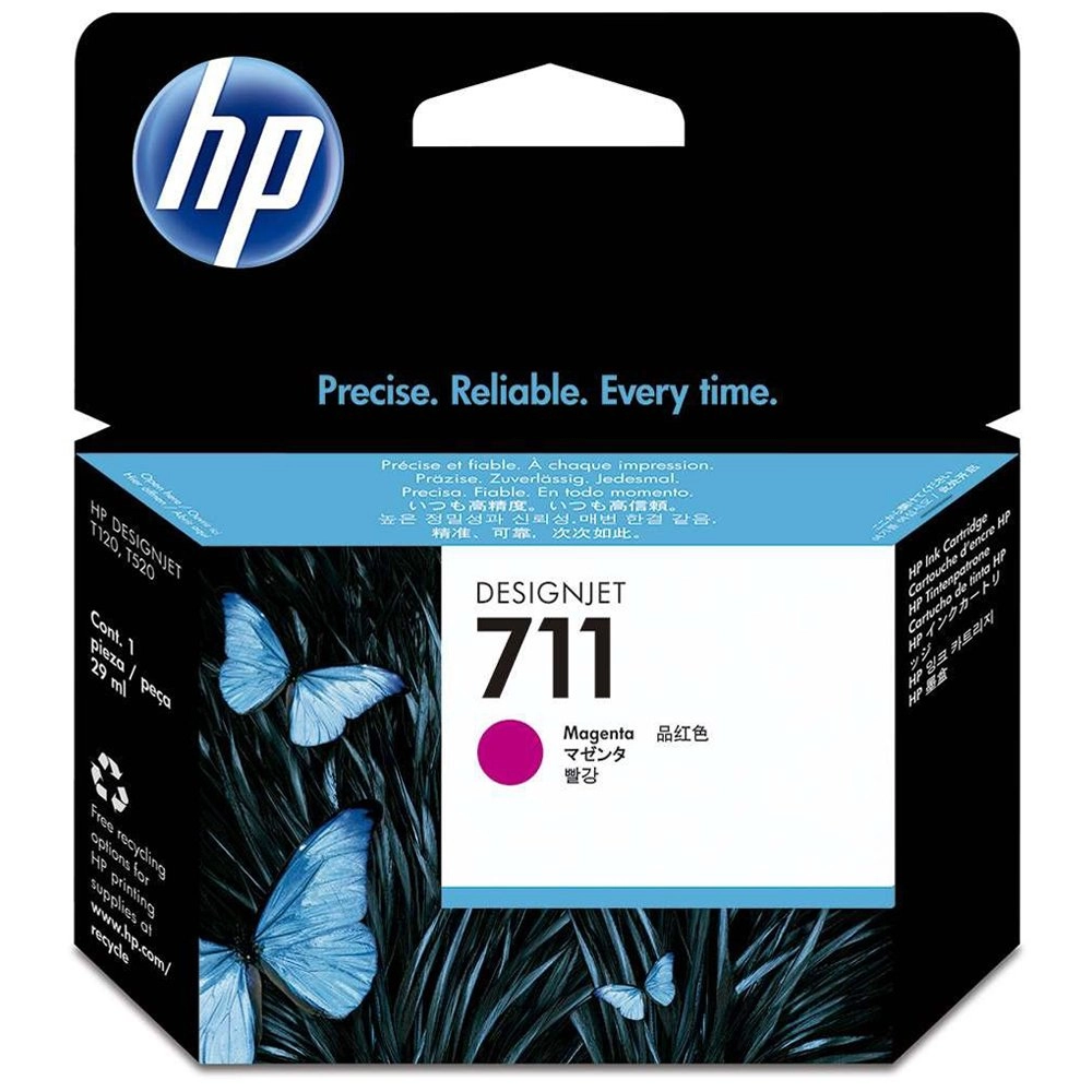 Cartucho de Tinta HP 711 Magenta PLUK 29ml CZ131AB