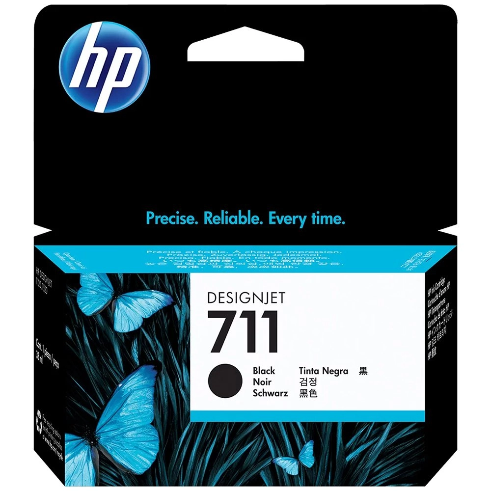 Cartucho de Tinta HP 711 Preto PLUK 38ml CZ129AB