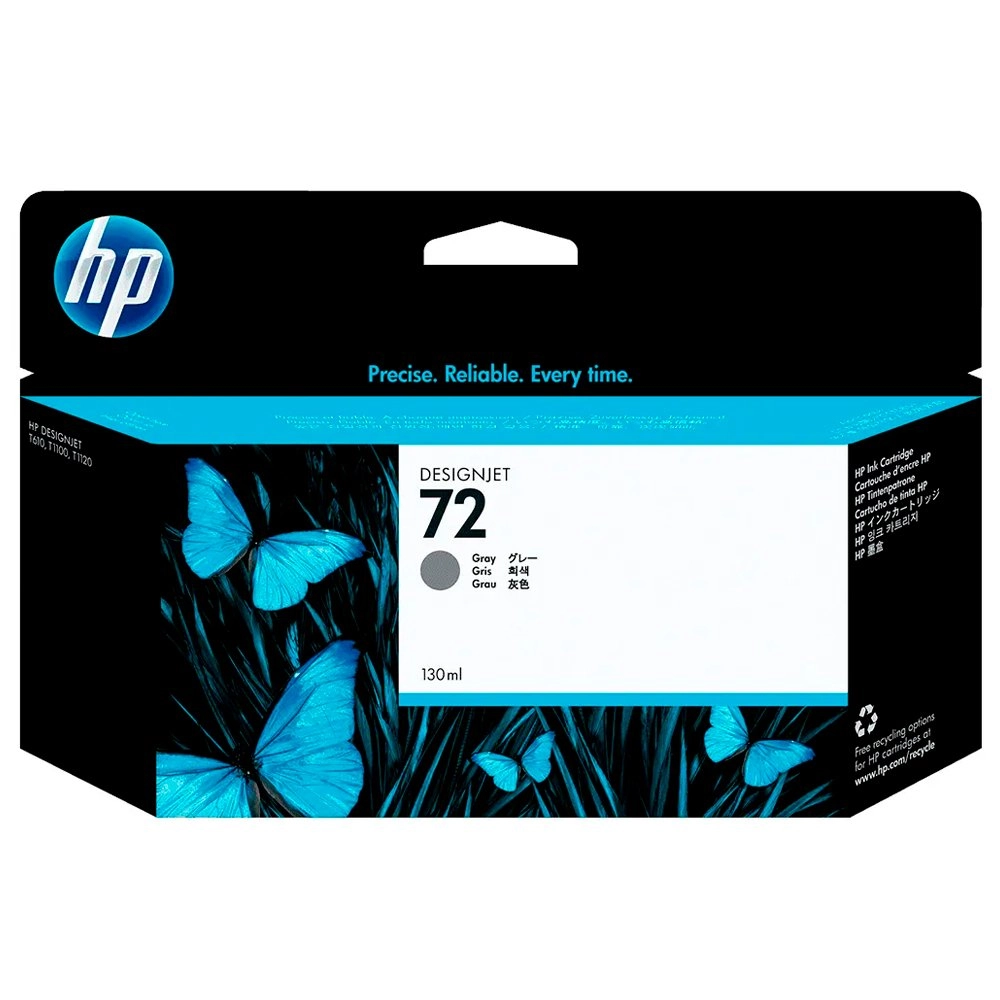 Cartucho de Tinta HP 72 Cinza 130ml - C9374AB