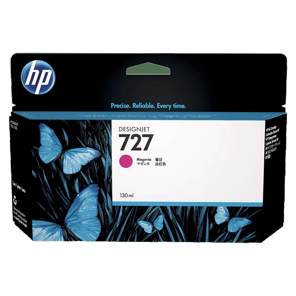 Cartucho de Tinta HP 727 Magenta 130ml - B3P20A