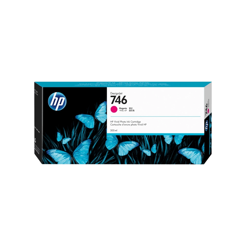 Cartucho de Tinta HP 746 Magenta PLUK 300ml P2V78A (Sob encomenda)