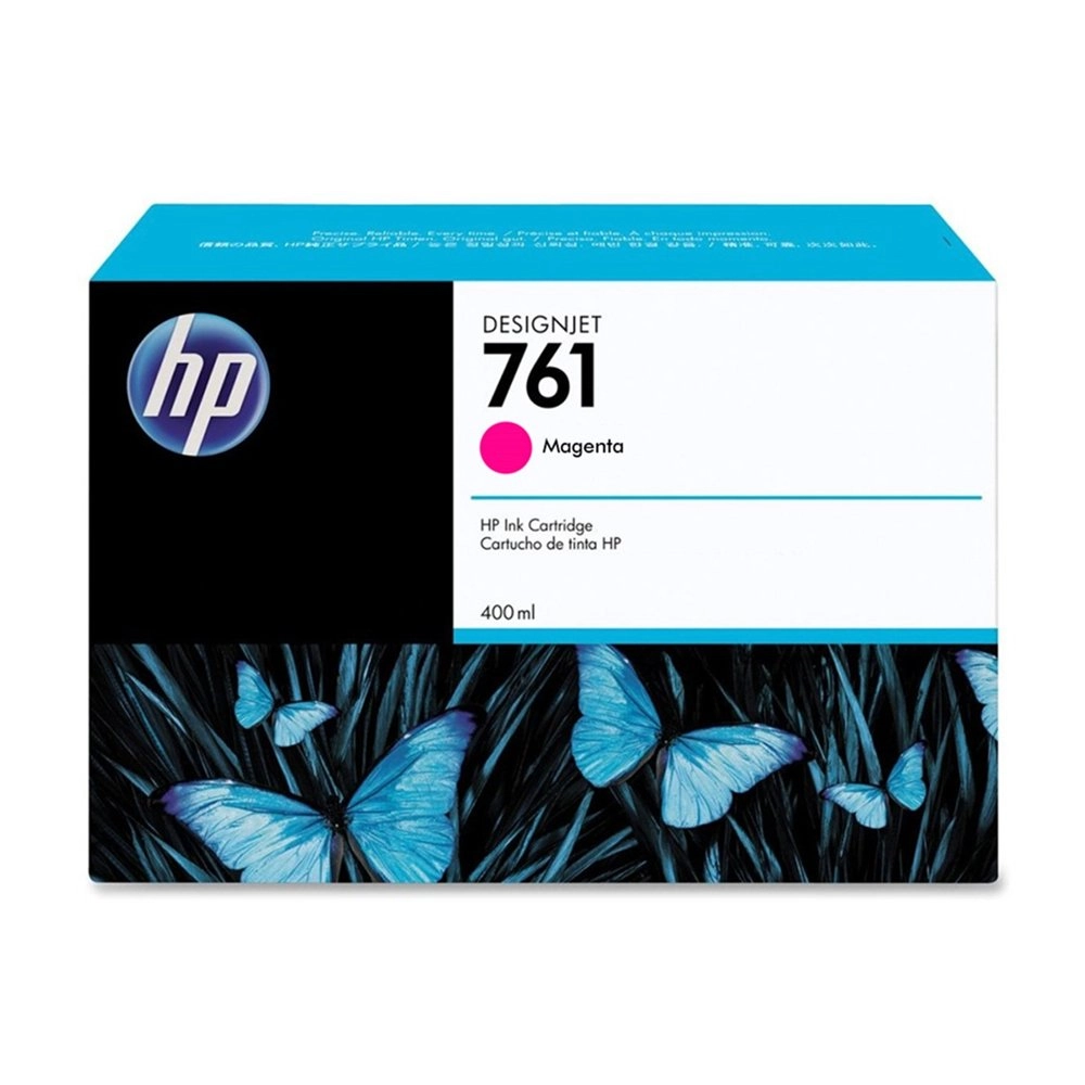 Cartucho de tinta HP 761 Magenta PLUK 400 ml - CM993A (Sob Encomenda)